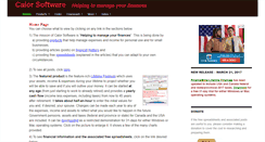 Desktop Screenshot of calorsoftware.com